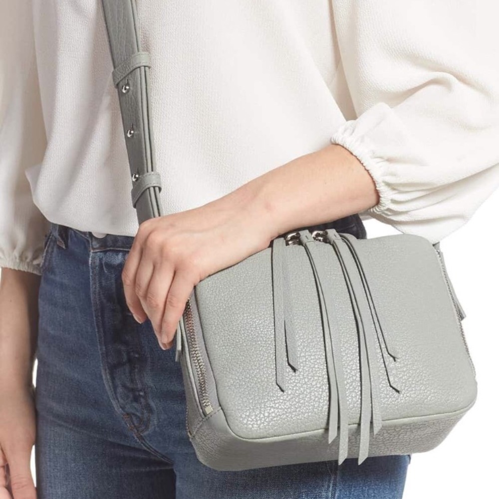 All Saints Gray Crossbody Bag - Picture 3 of 15